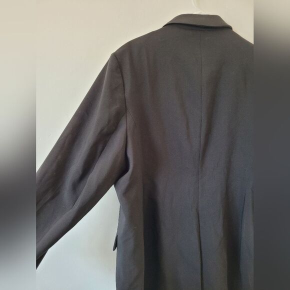 NEW H&M Oversized Blazer Jacket Black Womens Plus Size XXL Office Workwear - Picture 12 of 16